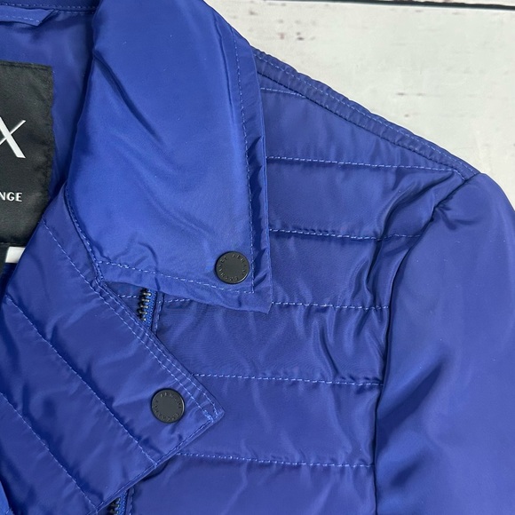 Armani Exchange Royal Blue Down Jacket - Picture 5 of 13